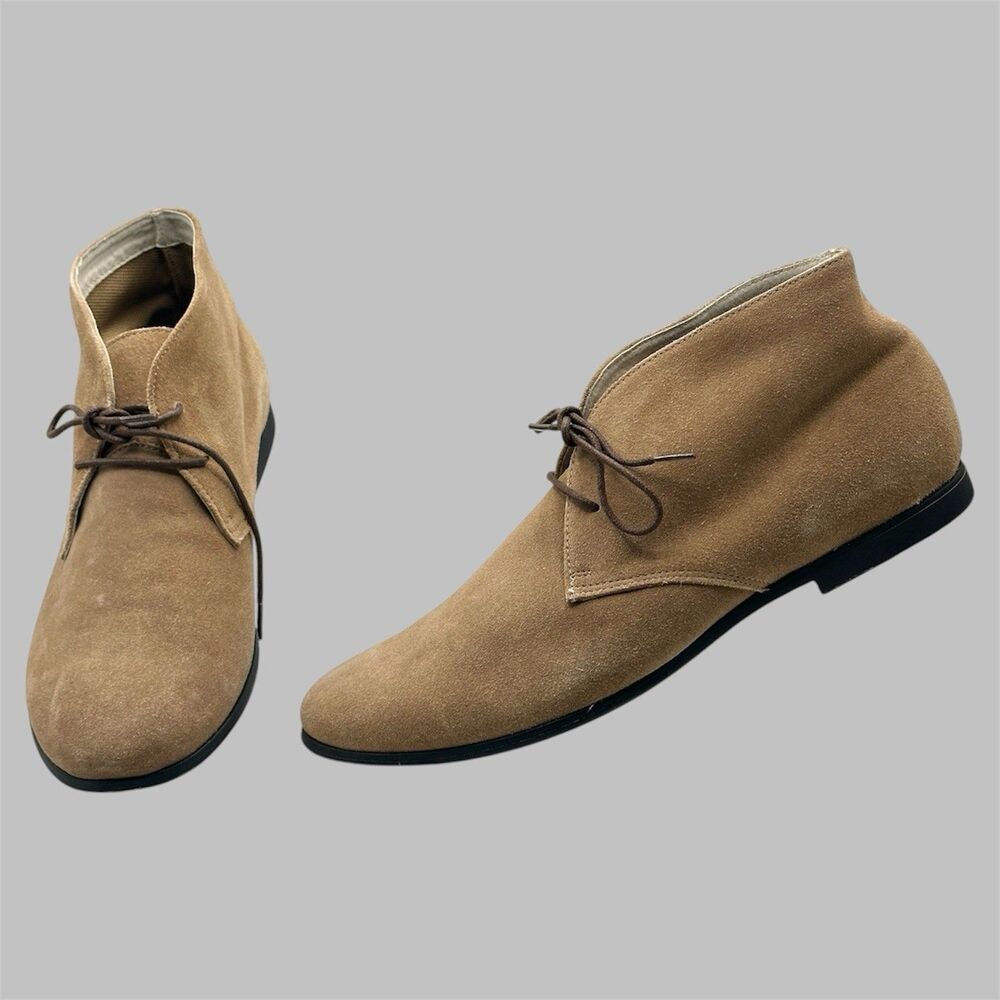 BED STU Men’s Chukka Desert Boots Brown Suede Size 9 Shoes Lace Up